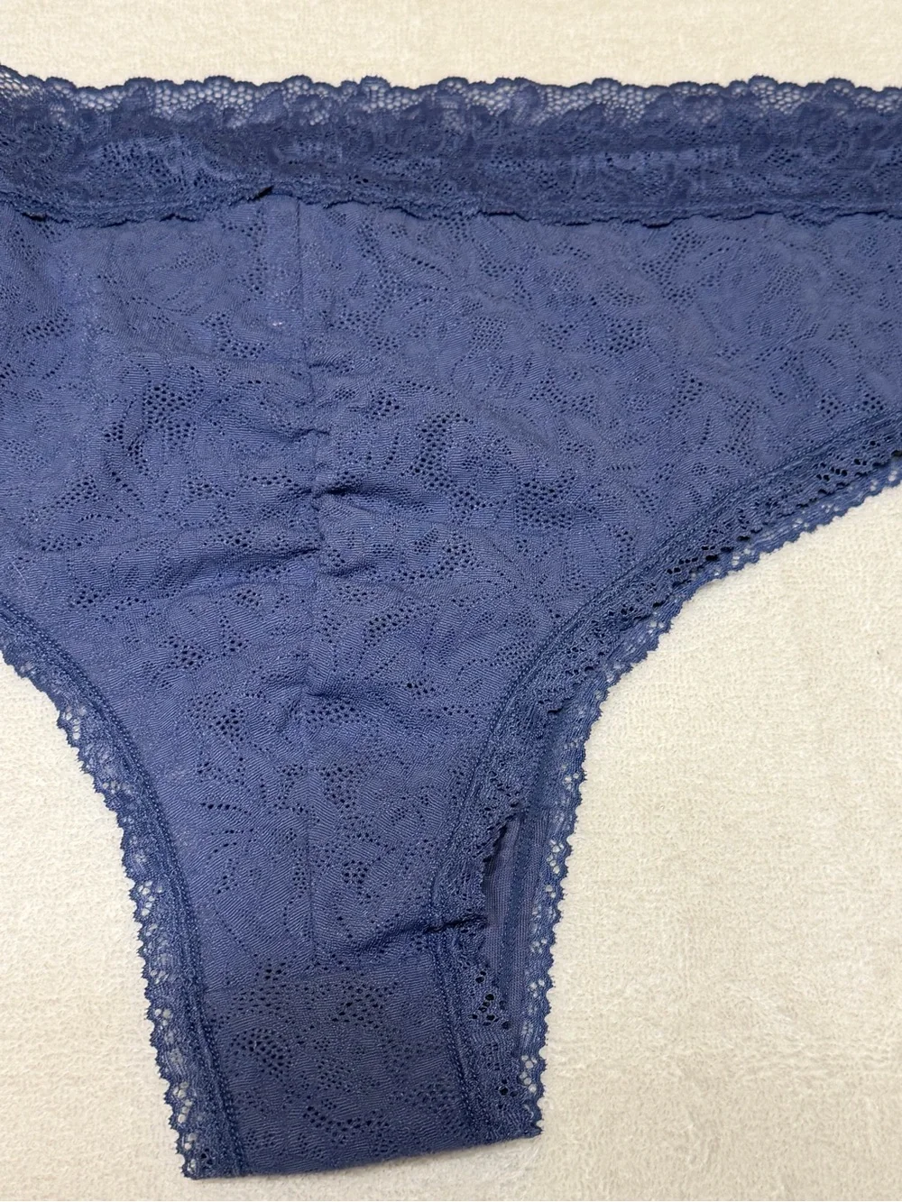 Cacique Lace Cheeky Panty in Blue